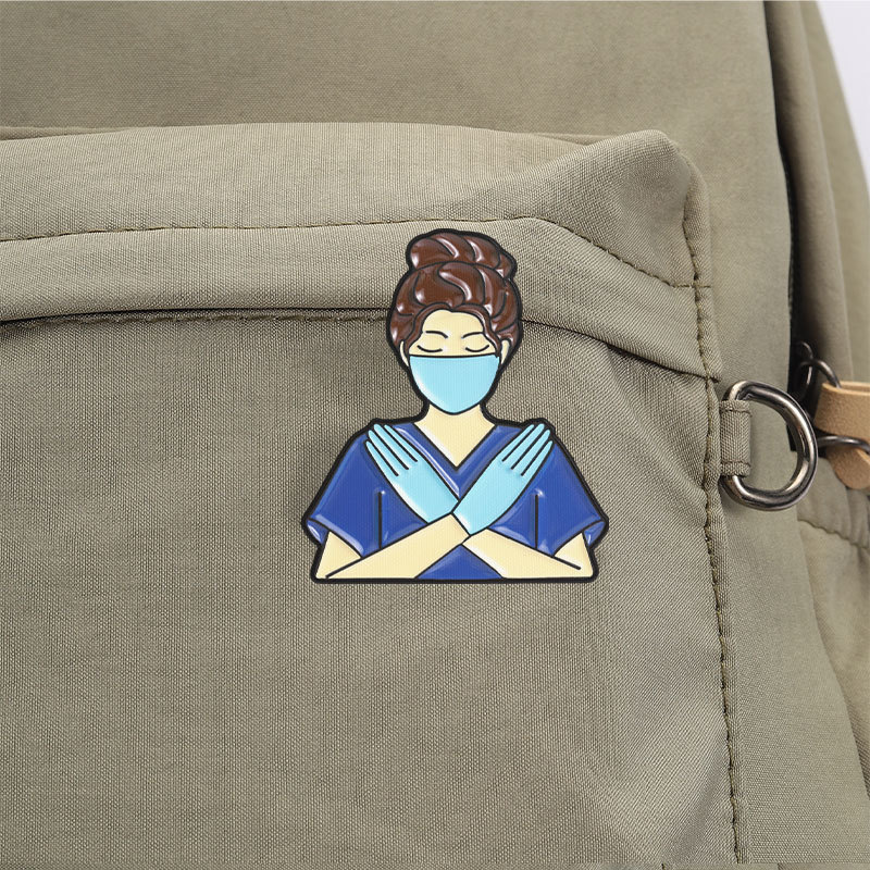 Broche de Esmalte com Tema Méd - Medical Lab Worker avaliação e preço