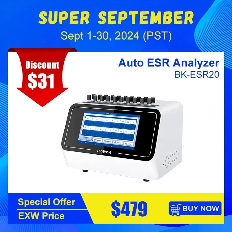 NOVO BK-ESR20 Analisador de ES - Medical Lab Diagnostics avaliação e preço